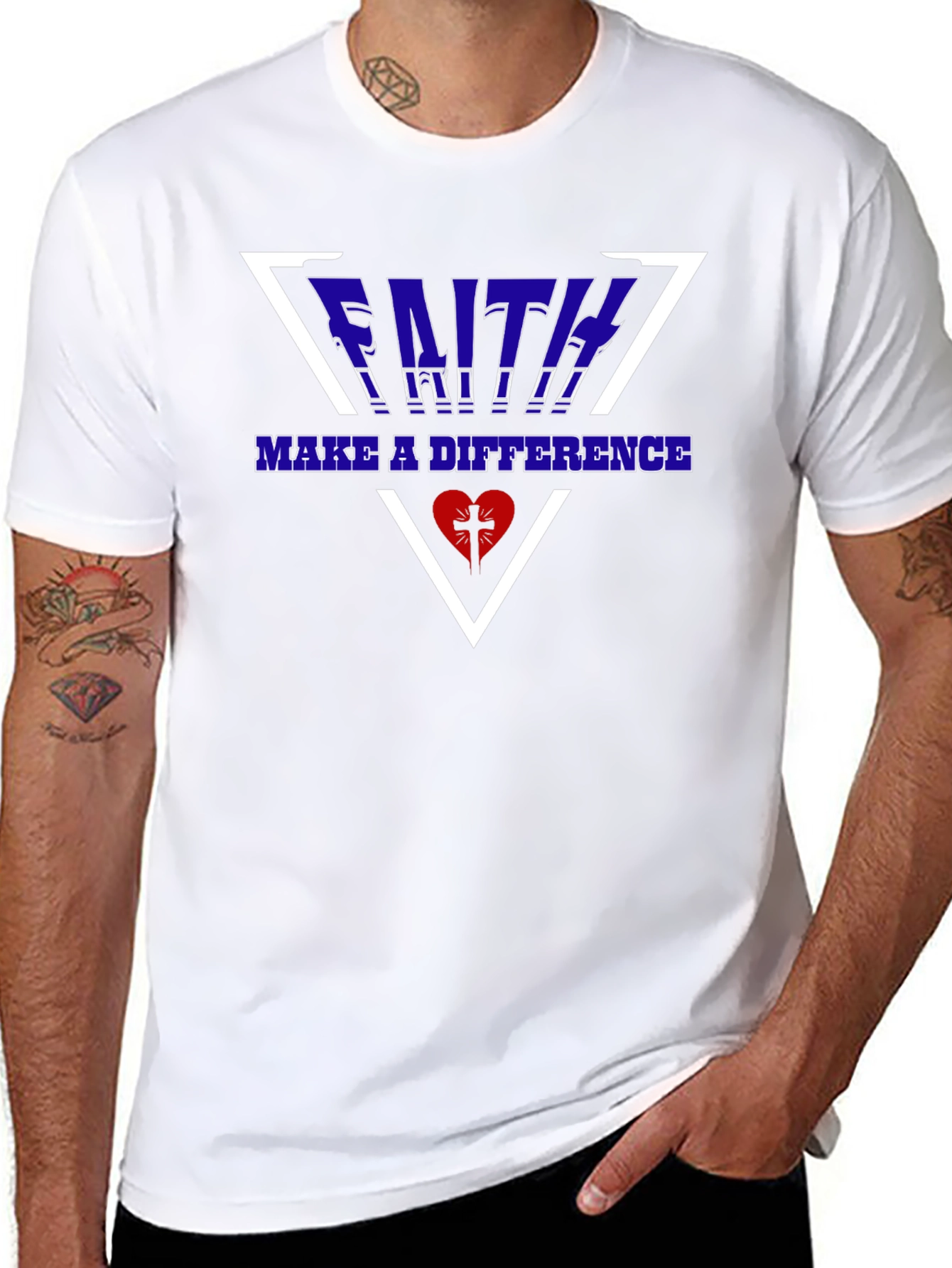 Faith Makes a Difference Graphic T-Shirt