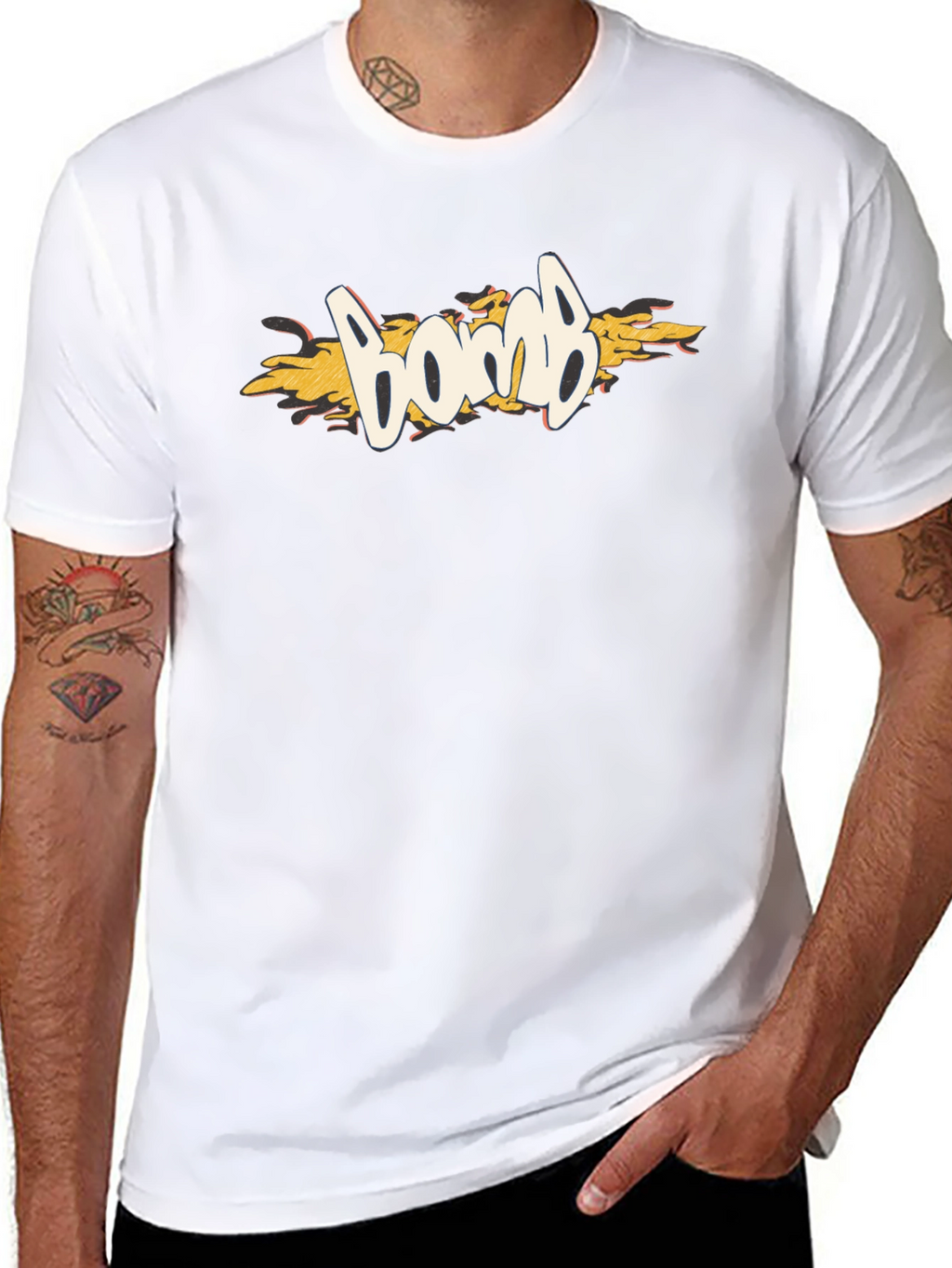 Bomb Graphic Black T-Shirt