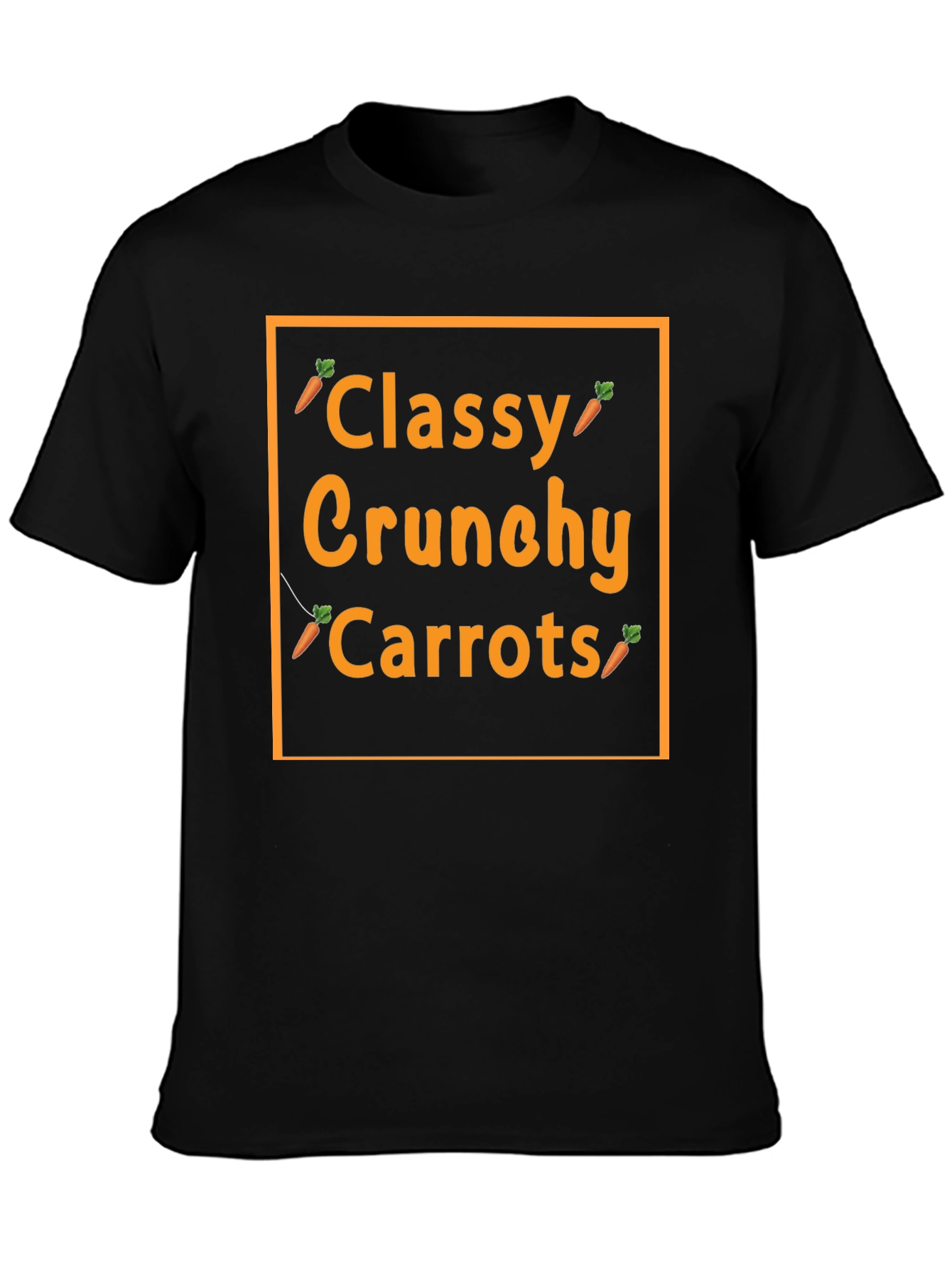Classy Crunchy Carrots Graphic Tee