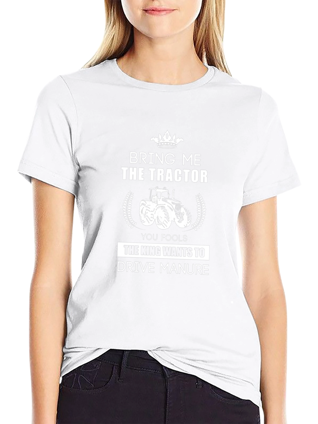 Bring Me The Tractor T-Shirt: Funny Farming Tee