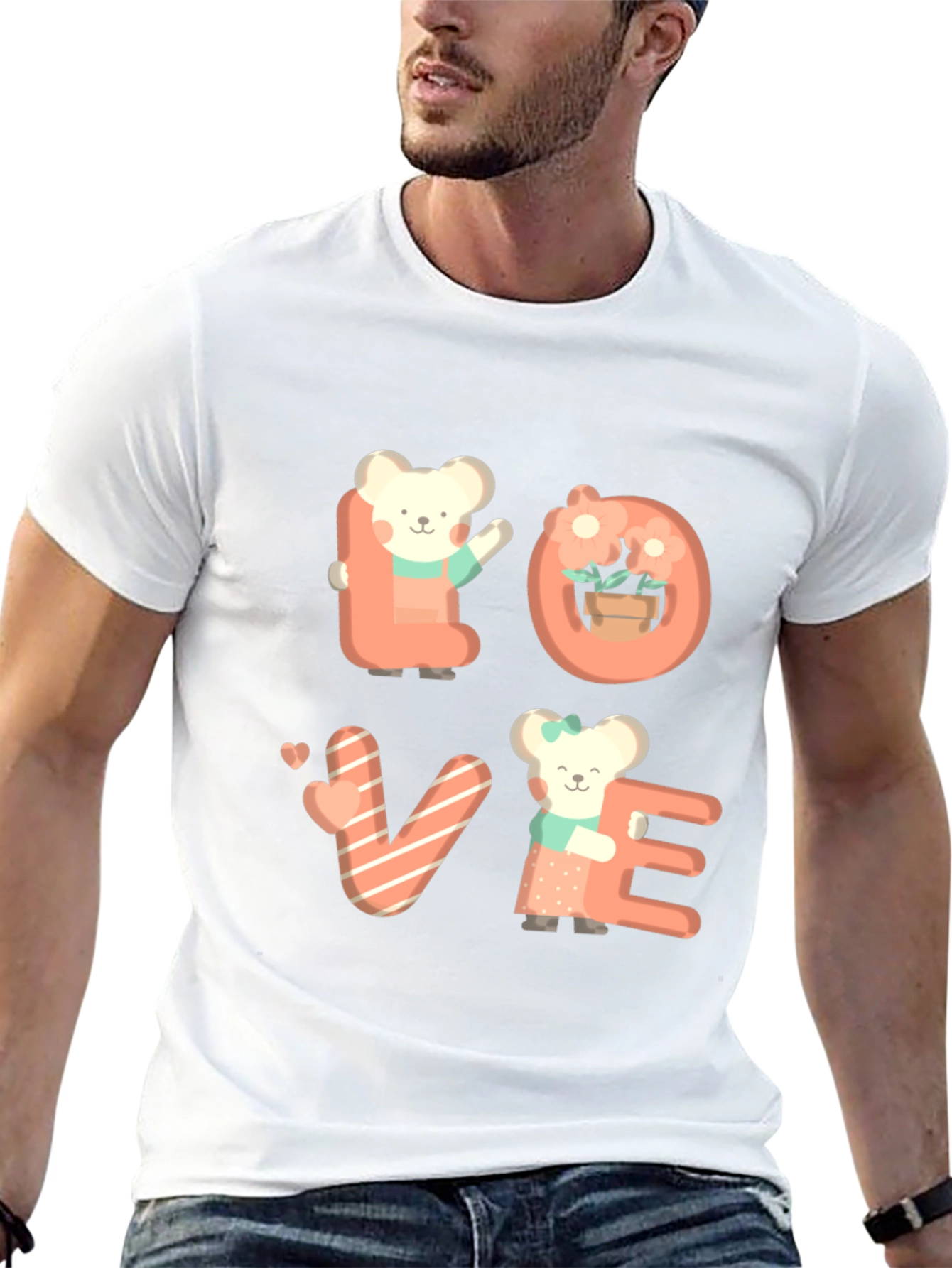 Cute Love Bear T-Shirt