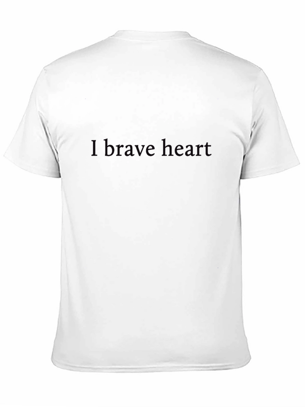 I Brave Heart Black T-Shirt