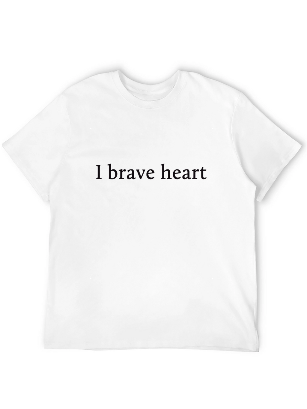 I Brave Heart Black T-Shirt