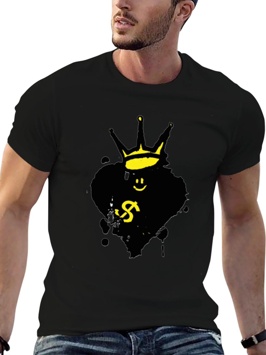 King Money T-Shirt - Black Graphic Tee
