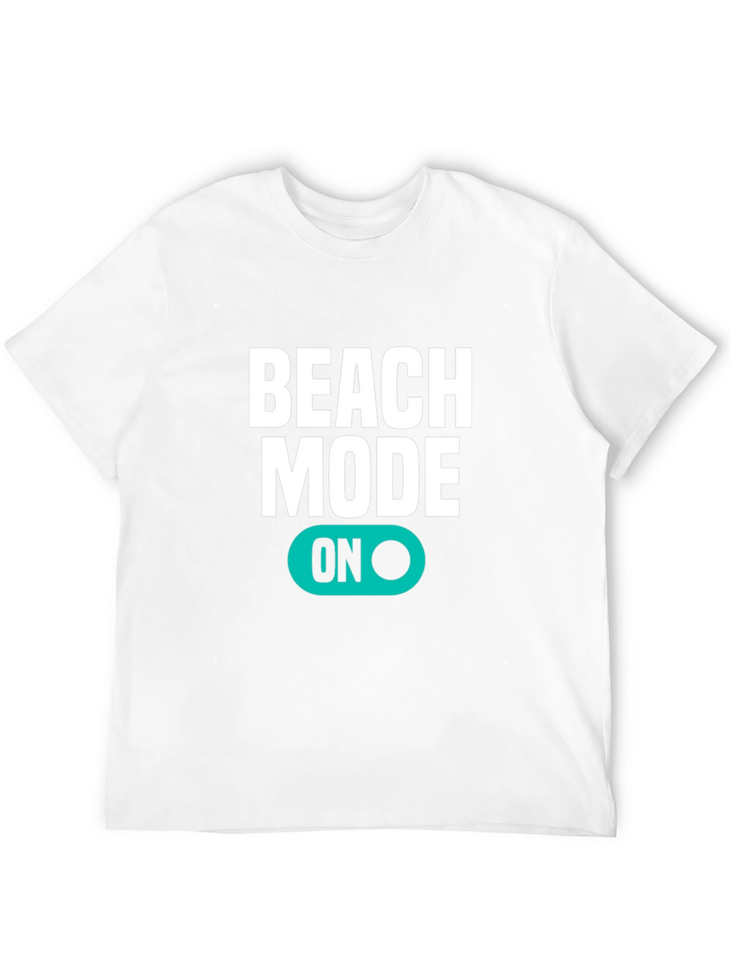 Beach Mode ON Black T-Shirt