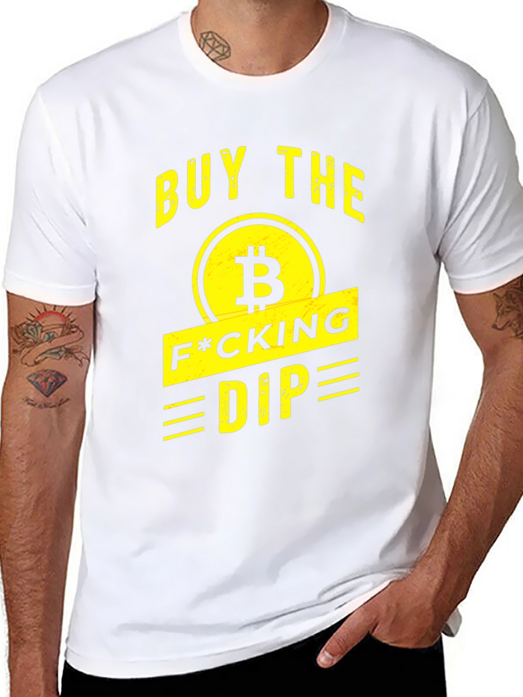 Buy the F*cking Dip T-Shirt - Bitcoin Crypto Tee