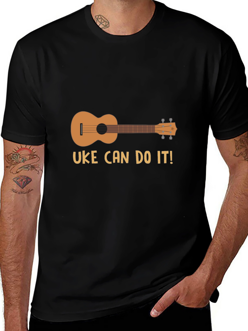 Uke Can Do It! T-Shirt - Ukulele Player Tee