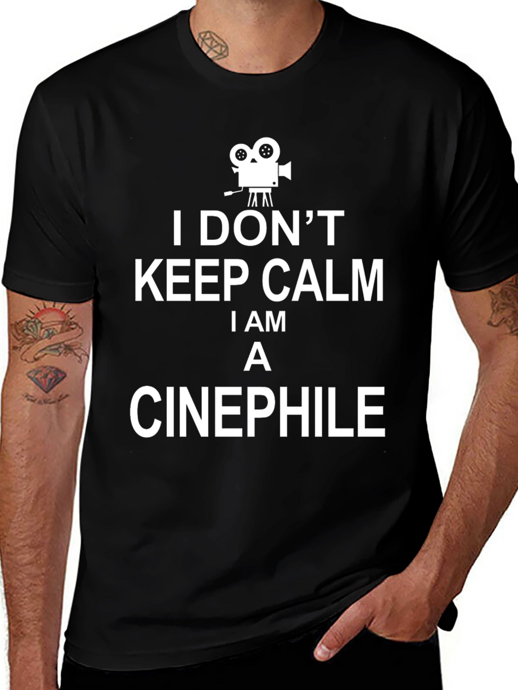 Cinephile T-Shirt - I Dont Keep Calm Tee