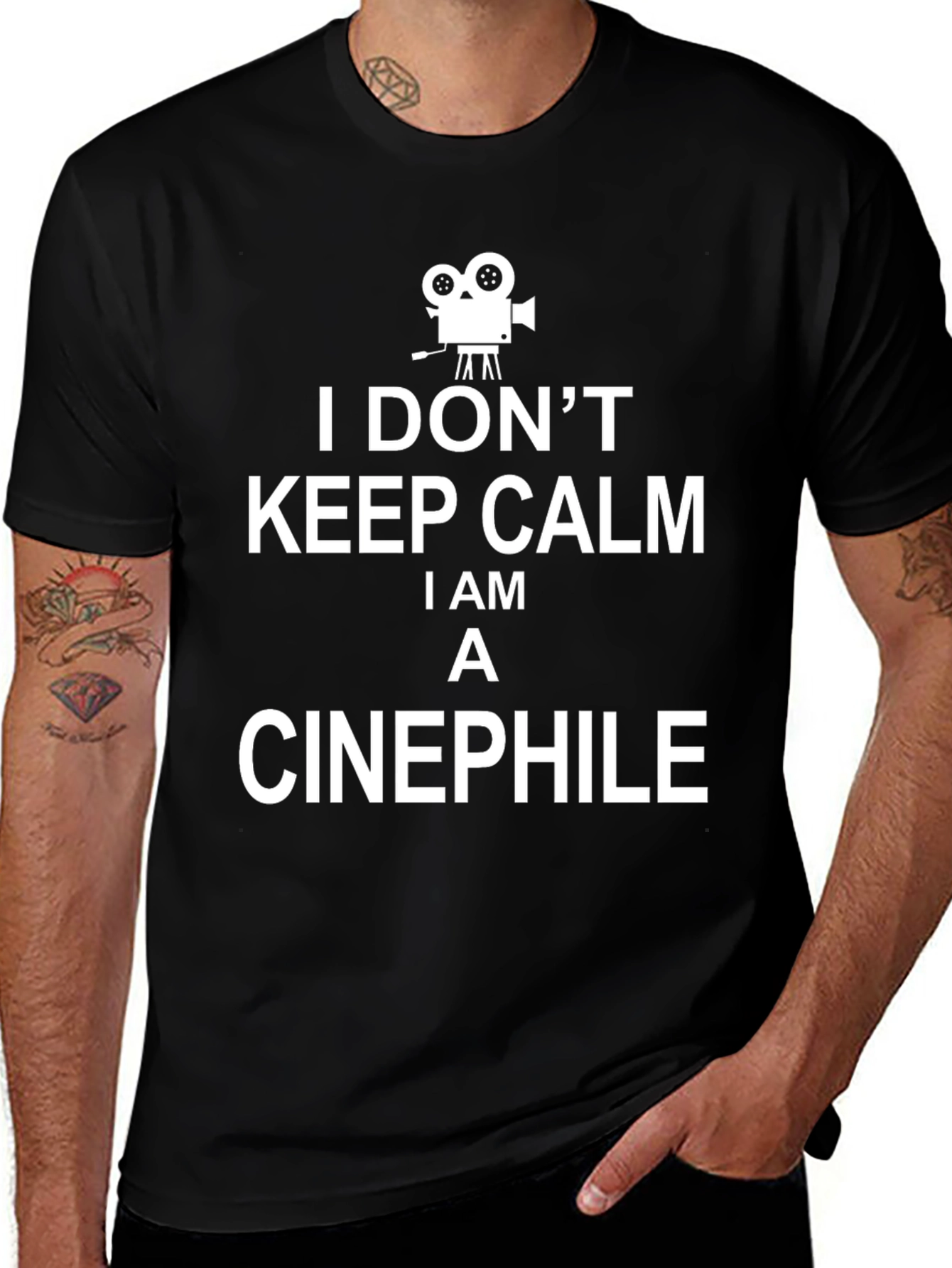 Cinephile T-Shirt - I Dont Keep Calm Tee