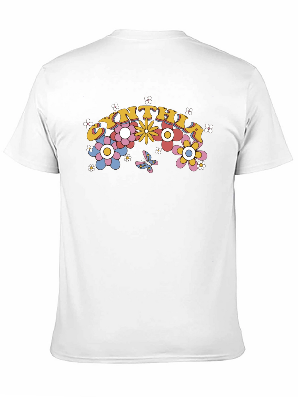 Cynthia Floral Graphic T-Shirt Retro Style