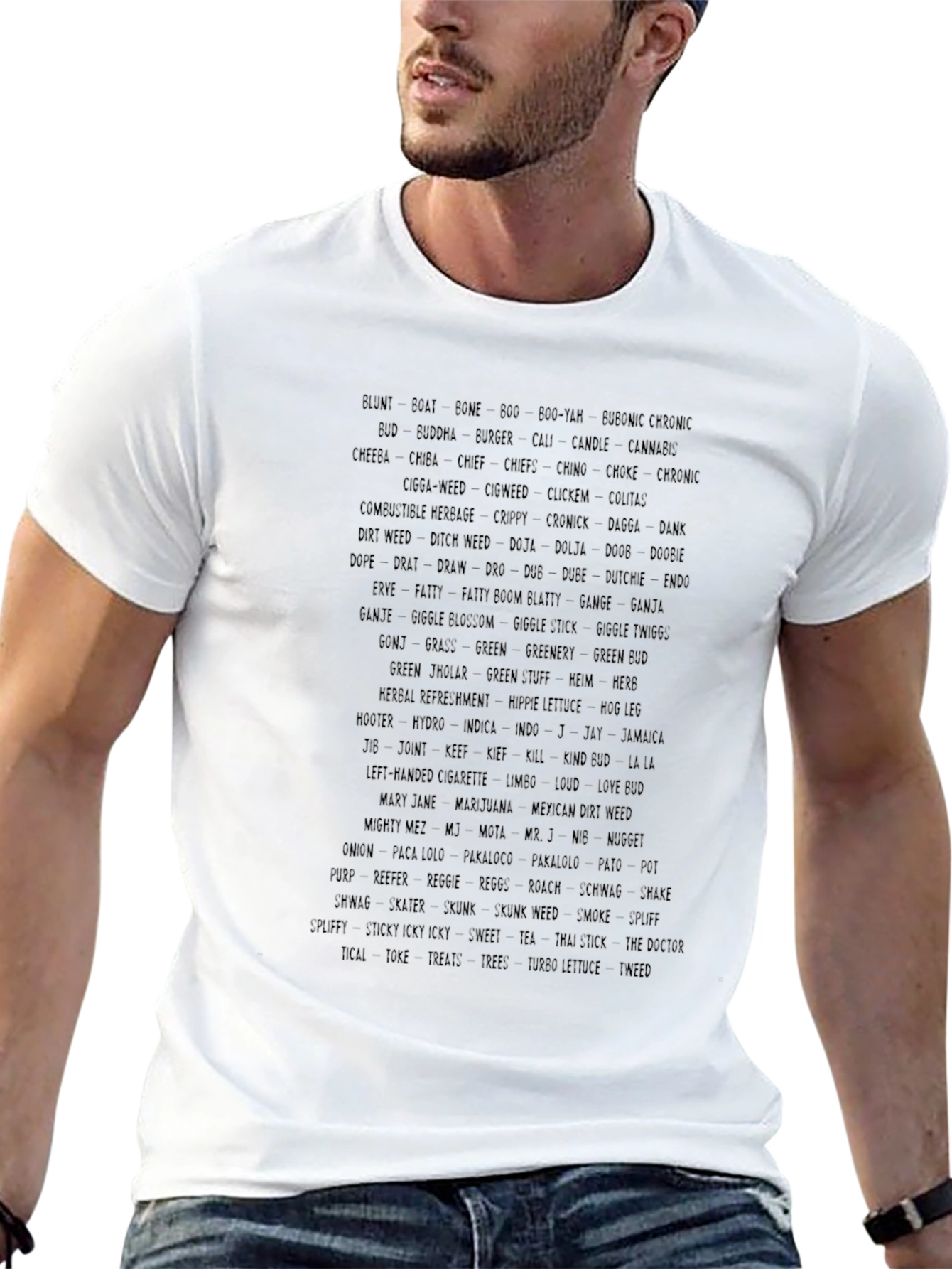 Text Graphic Black T-Shirt