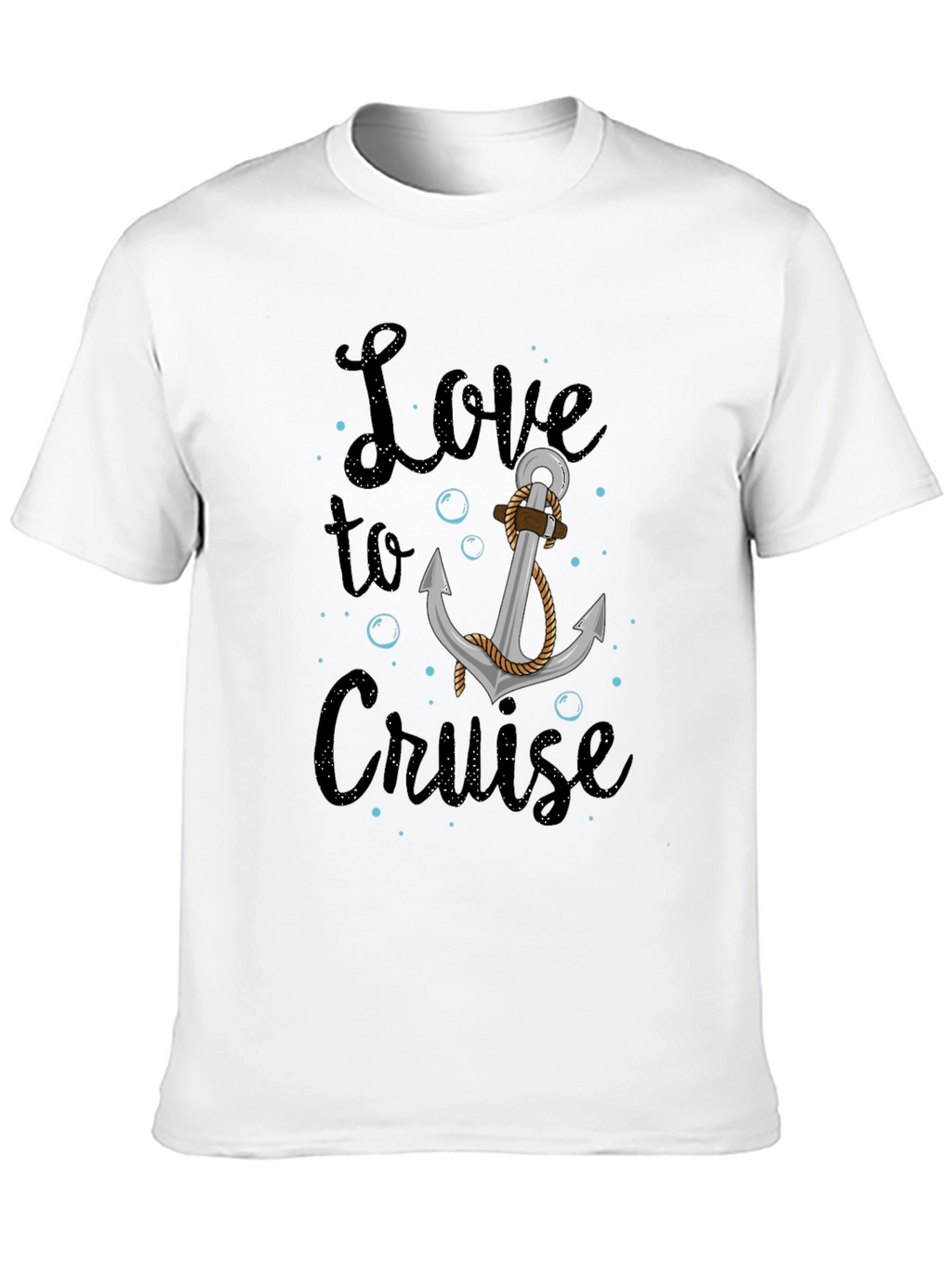 Love to Cruise Graphic Tee Anchor Nautical Shirt