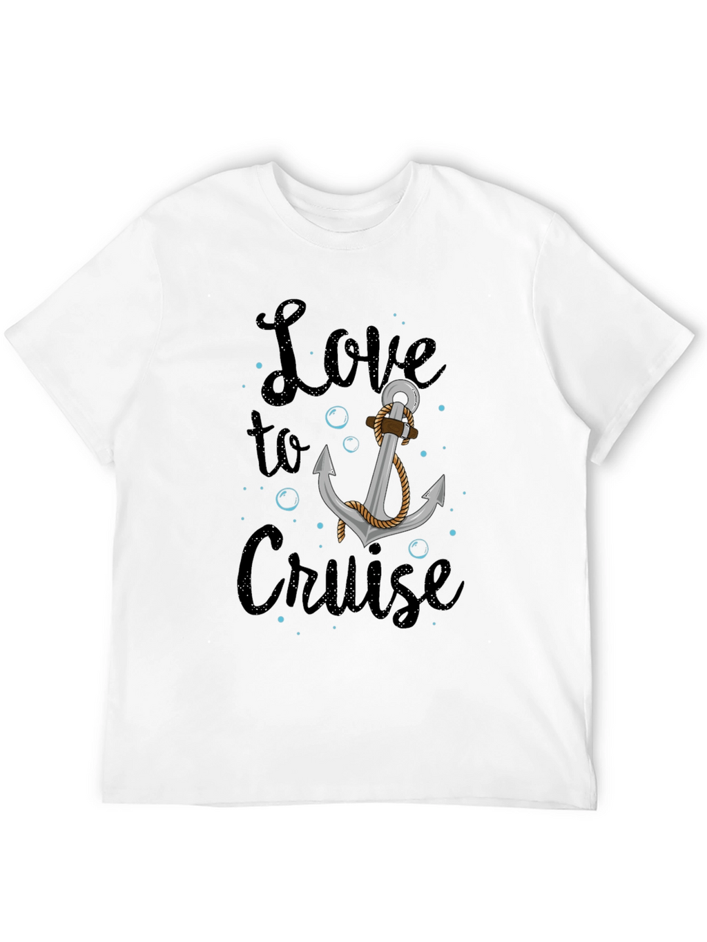 Love to Cruise Graphic Tee Anchor Nautical Shirt