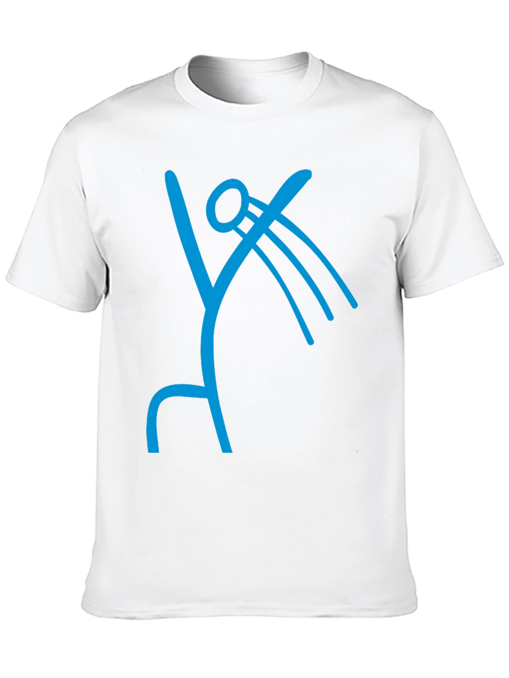 Abstract Symbol Graphic Tee - Modern Casual Shirt