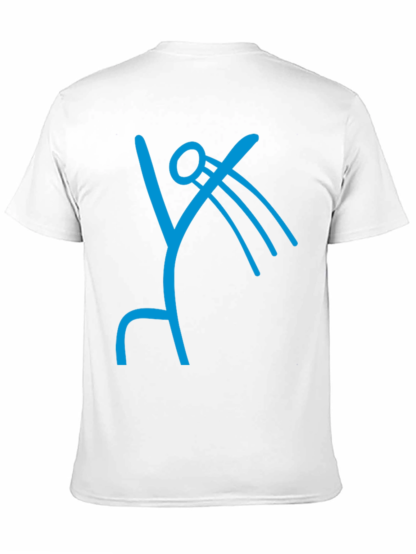 Abstract Symbol Graphic Tee - Modern Casual Shirt