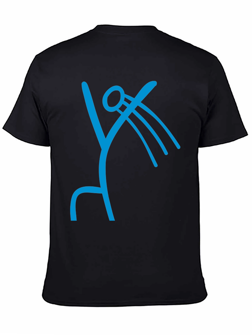 Abstract Symbol Graphic Tee - Modern Casual Shirt