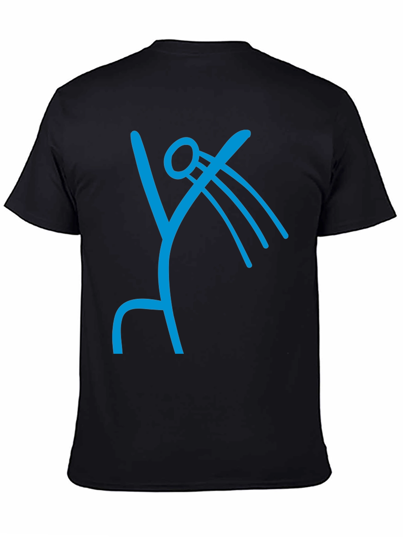 Abstract Symbol Graphic Tee - Modern Casual Shirt