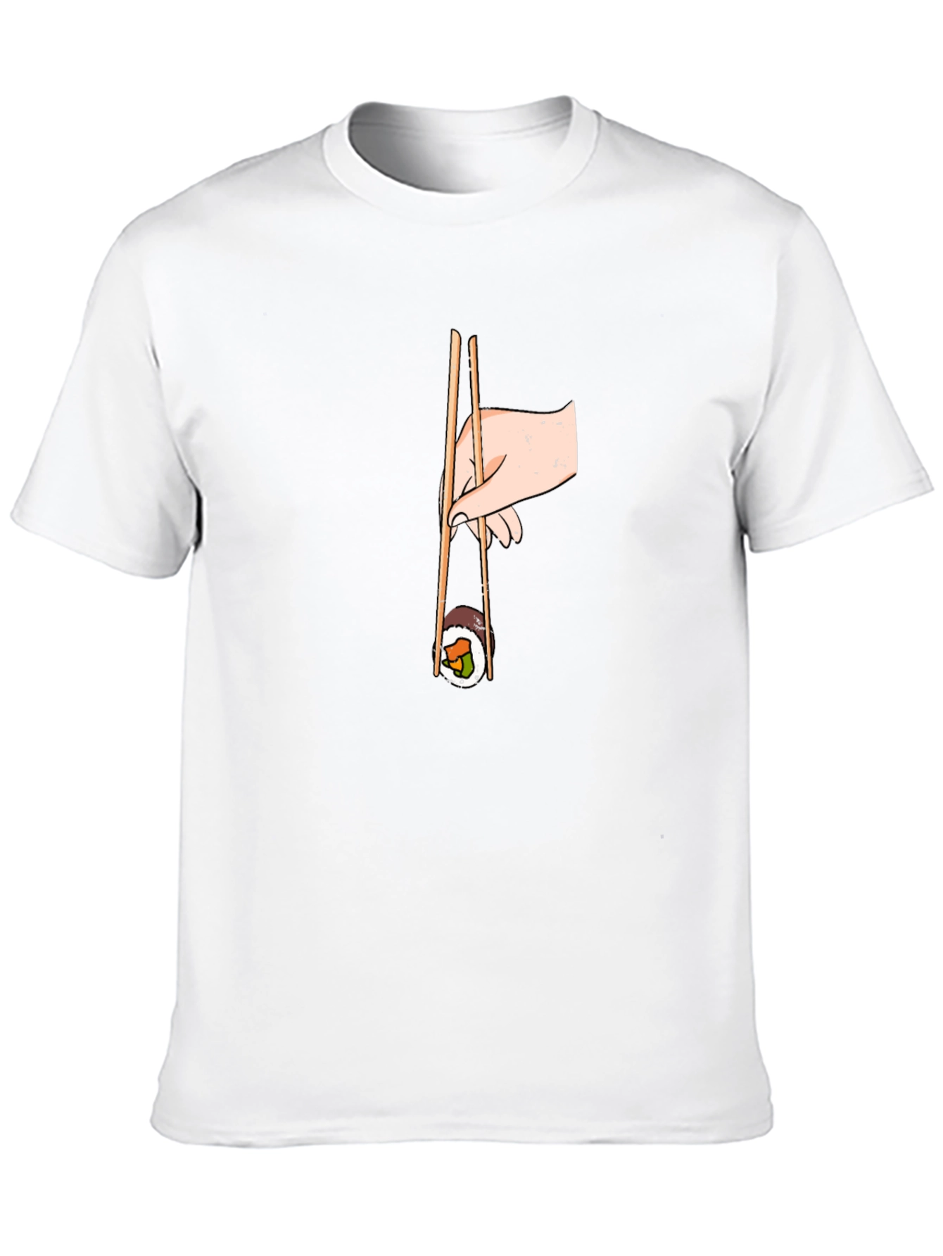 Sushi Lover T-Shirt - Chopsticks and Roll Graphic Tee