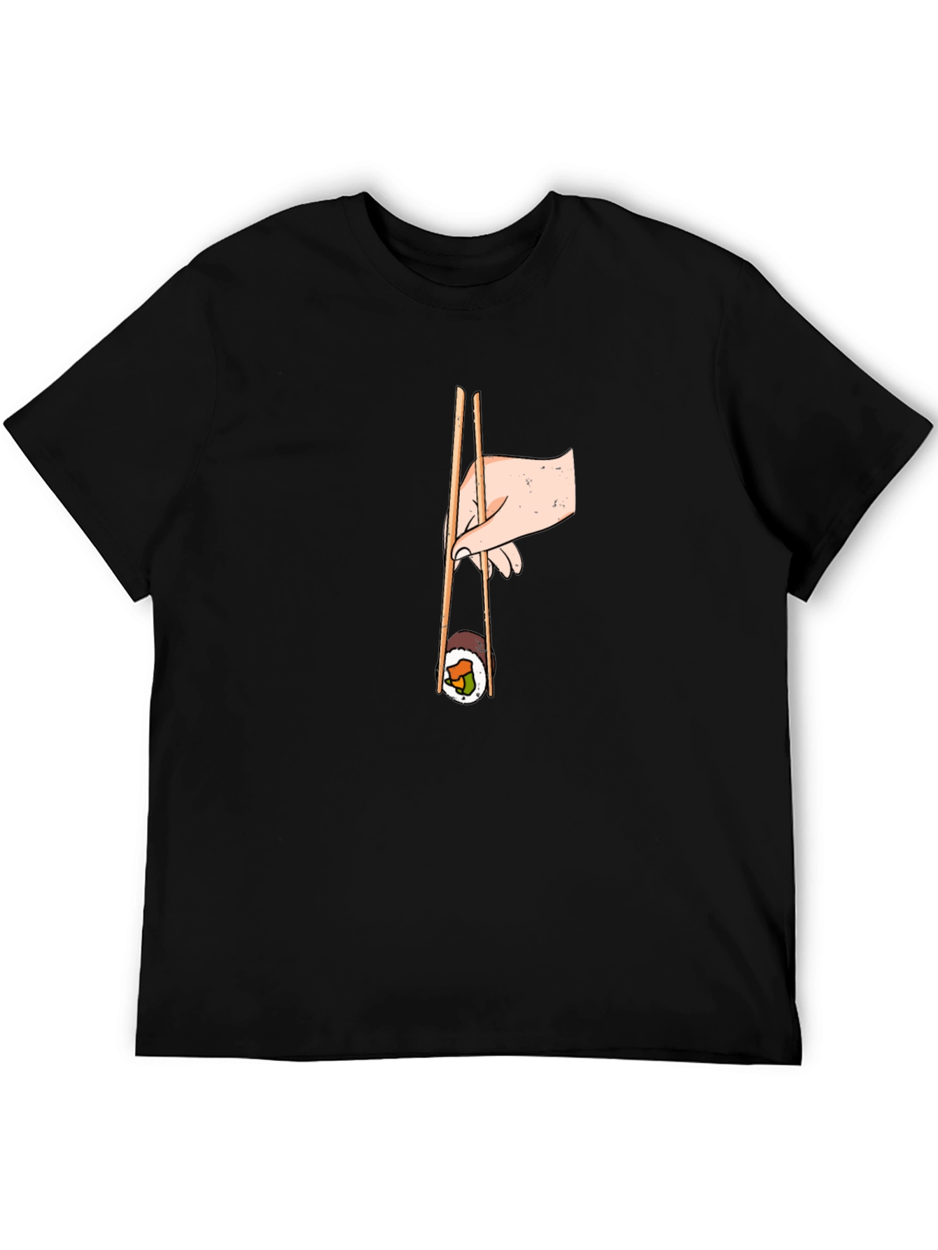 Sushi Lover T-Shirt - Chopsticks and Roll Graphic Tee