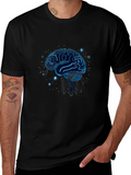 Tech Brain T-Shirt - Modern Digital Design