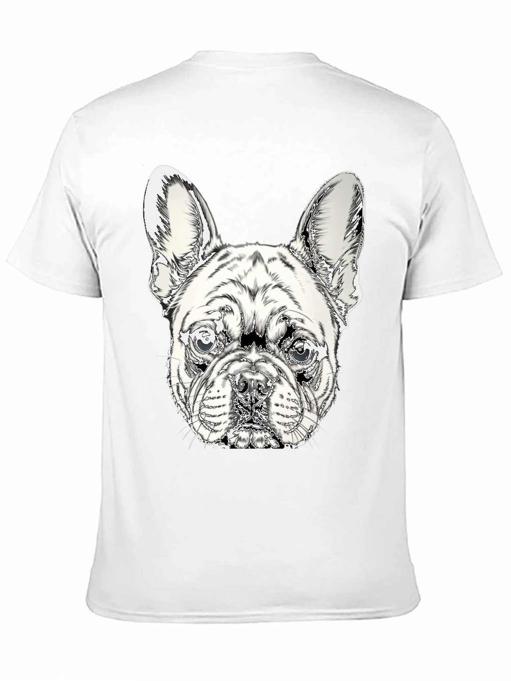 French Bulldog Graphic Tee - Stylish Black Cotton Shirt