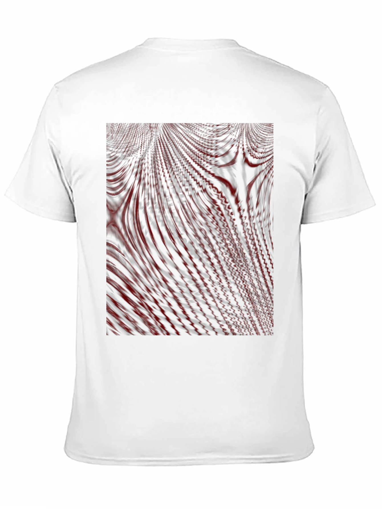 Abstract Lines Graphic Tee - Modern Black T-Shirt