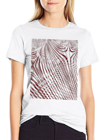Abstract Lines Graphic Tee - Modern Black T-Shirt
