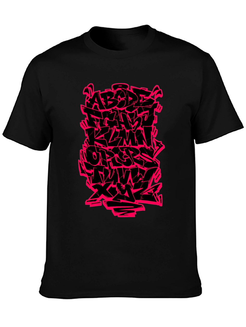 Graffiti Alphabet Graphic T-Shirt - Bold Streetwear Style