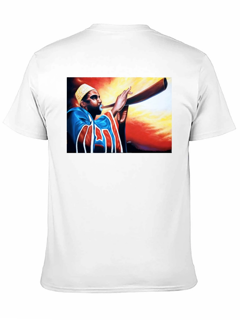 Horn Blower Graphic Tee - Stylish Black T-Shirt