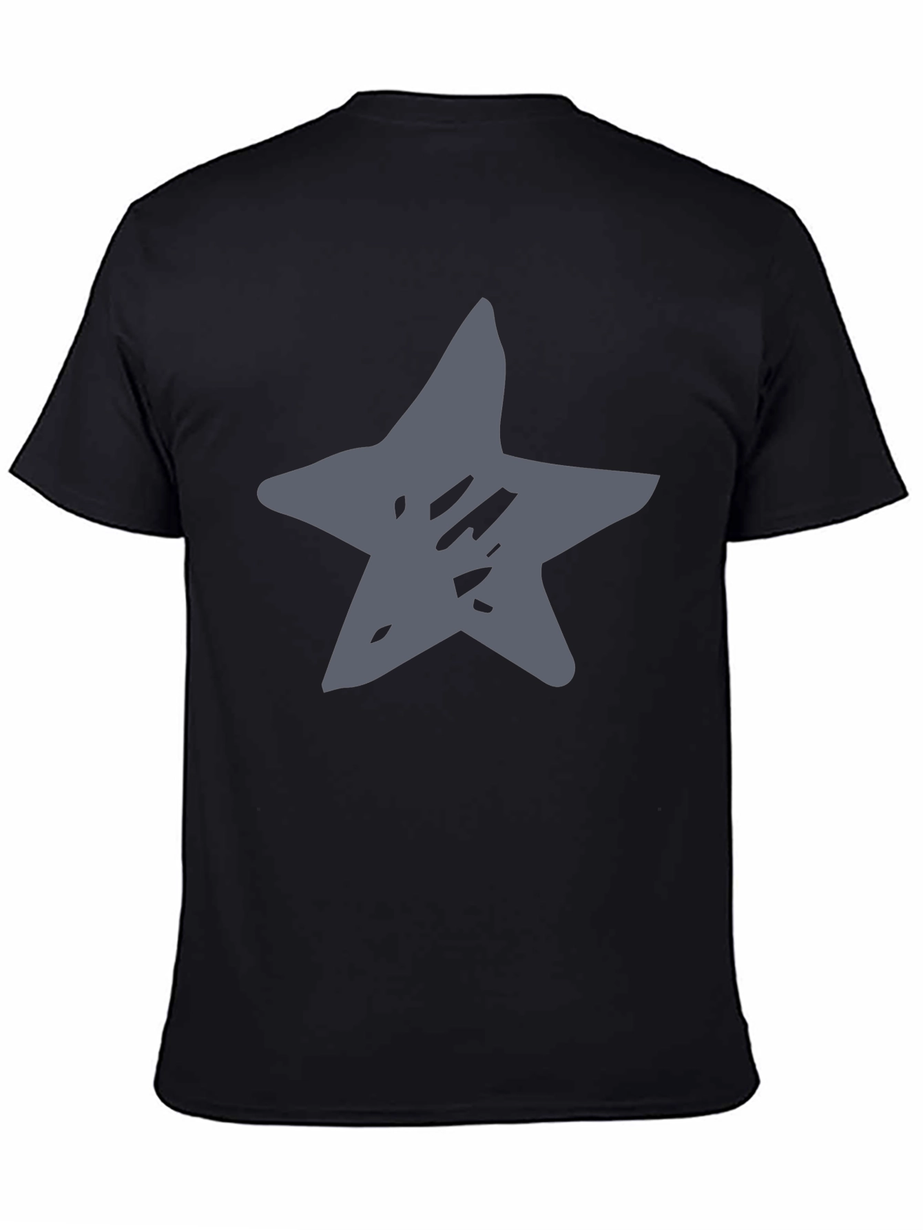 Star Graphic Black T-Shirt Casual Wear