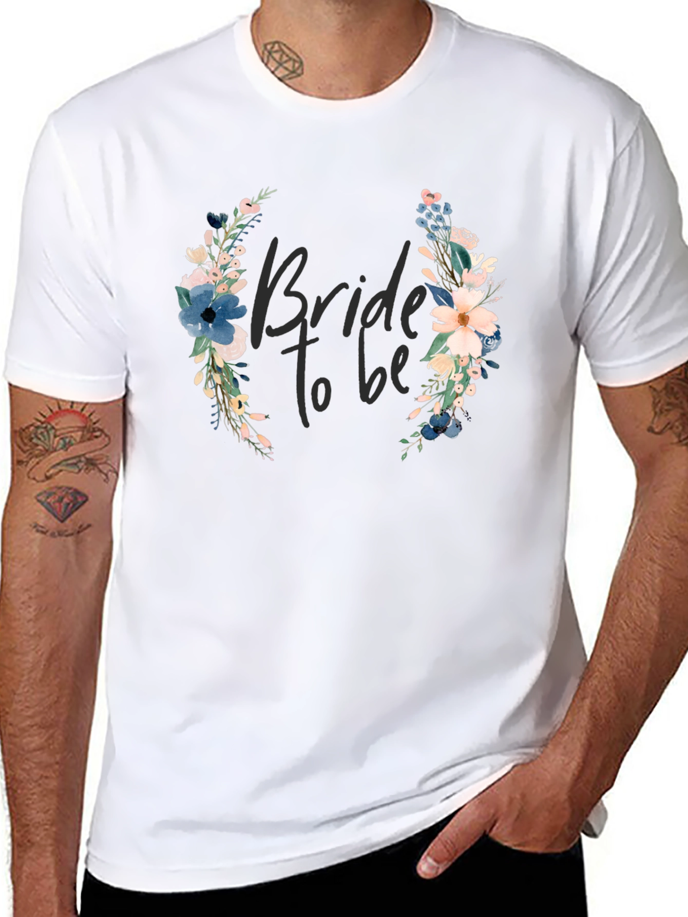 Bride To Be Floral T-Shirt