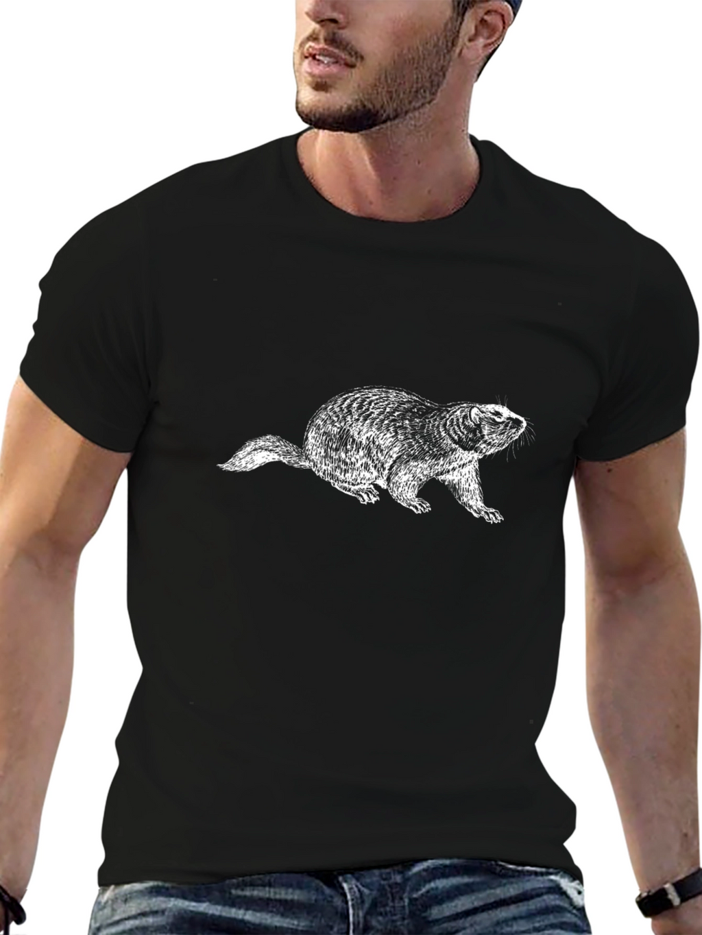 Marmot Graphic Tee - Unisex Black Cotton T-Shirt