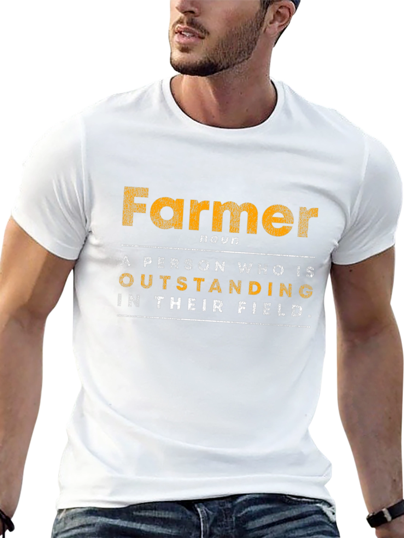Farmer Definition Graphic Tee - Outstanding in Their Field