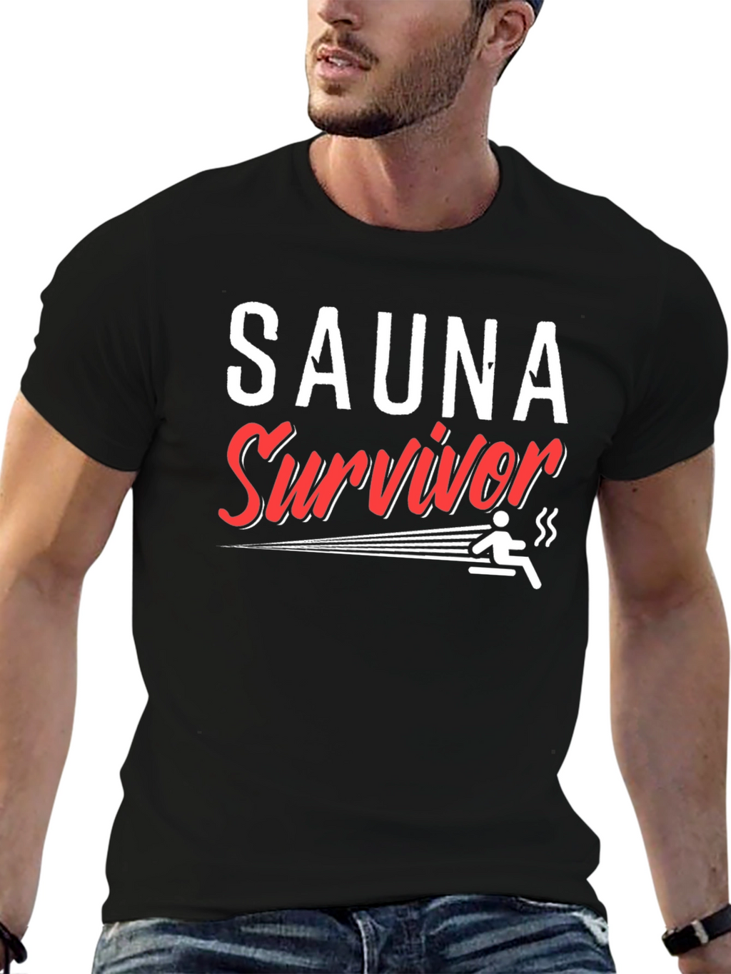 Sauna Survivor Graphic T-Shirt