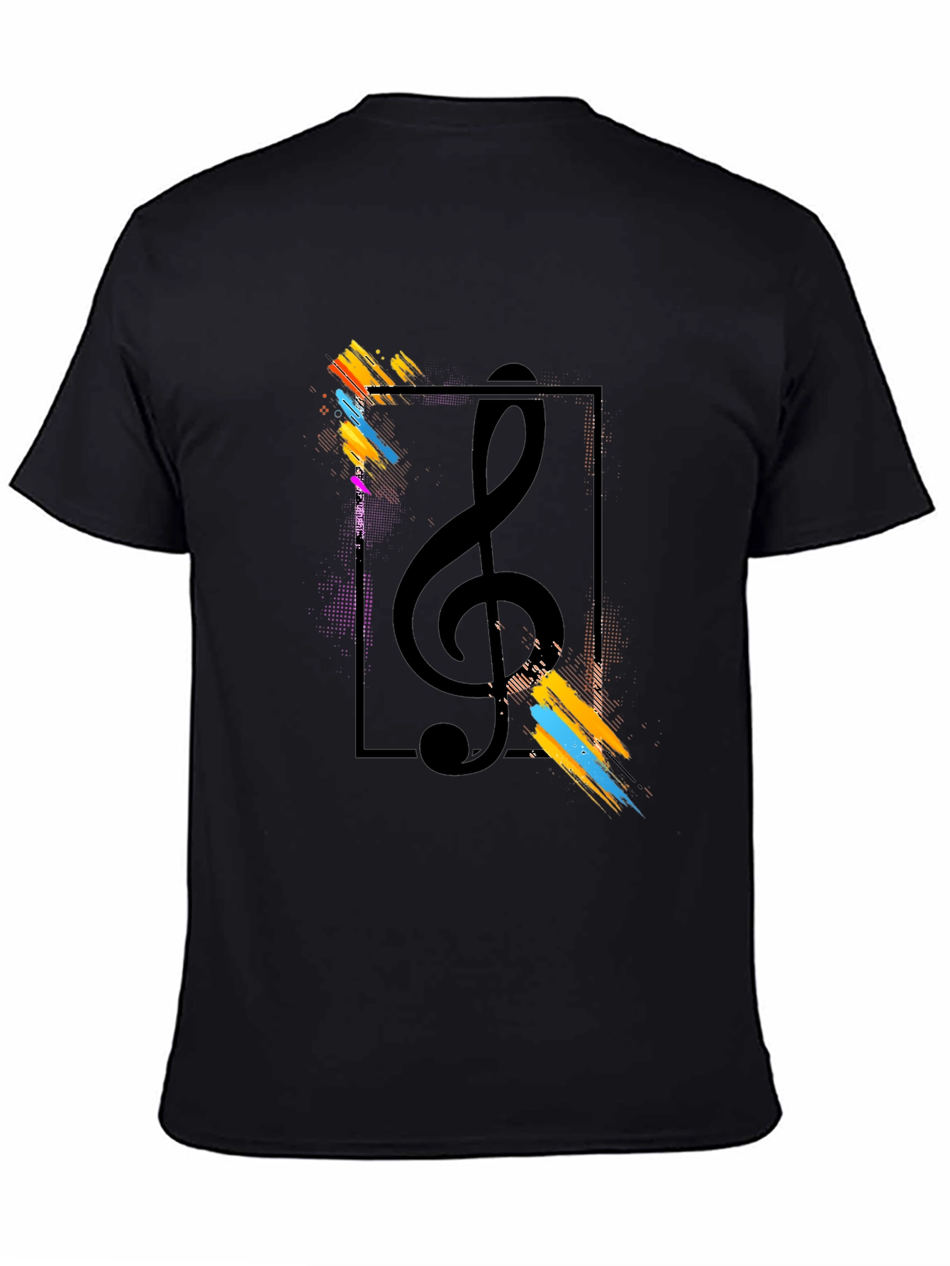 Treble Clef Artistic Graphic Tee - Music Lovers T-Shirt