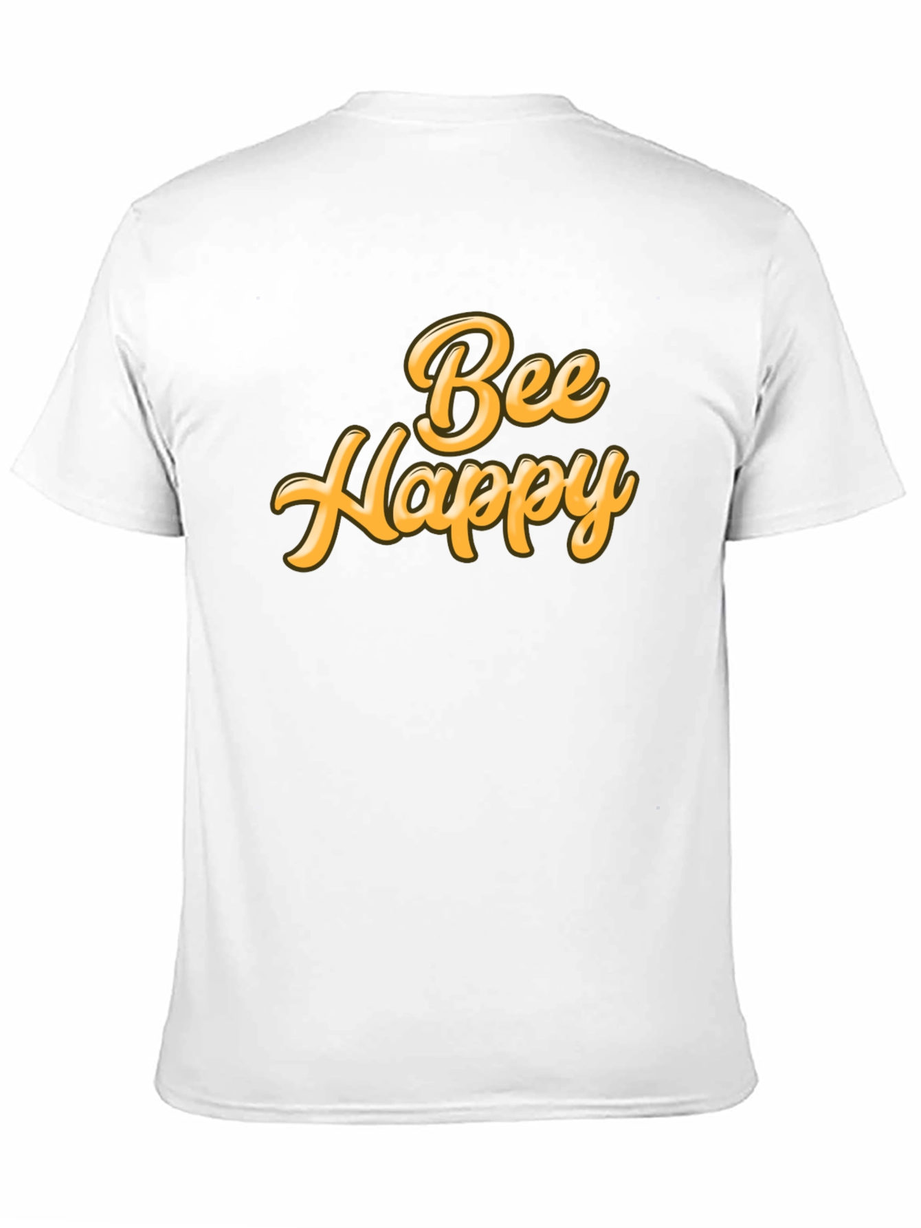 Bee Happy Black Graphic Tee