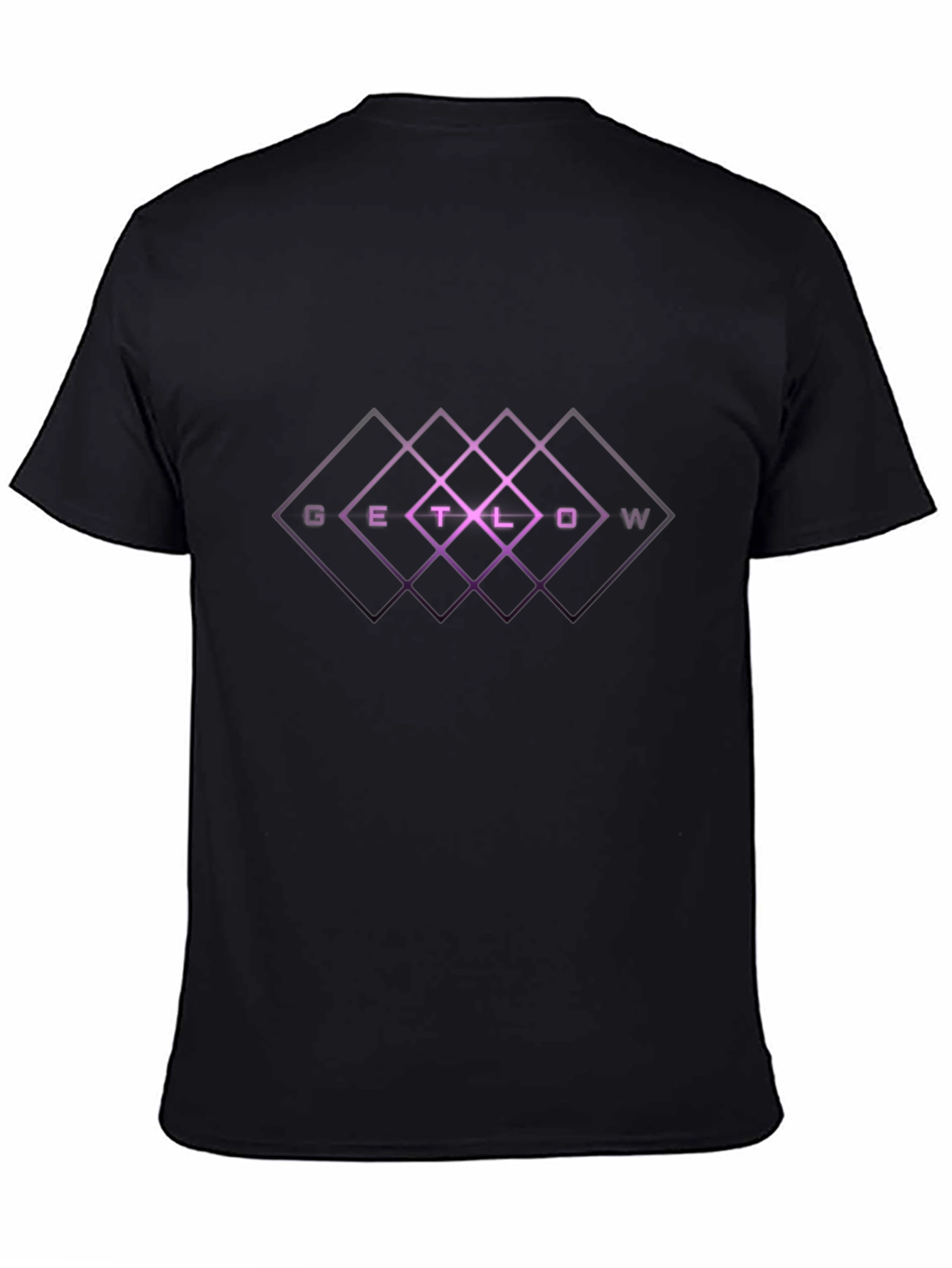 Get Low Graphic T-Shirt - Black Crew Neck