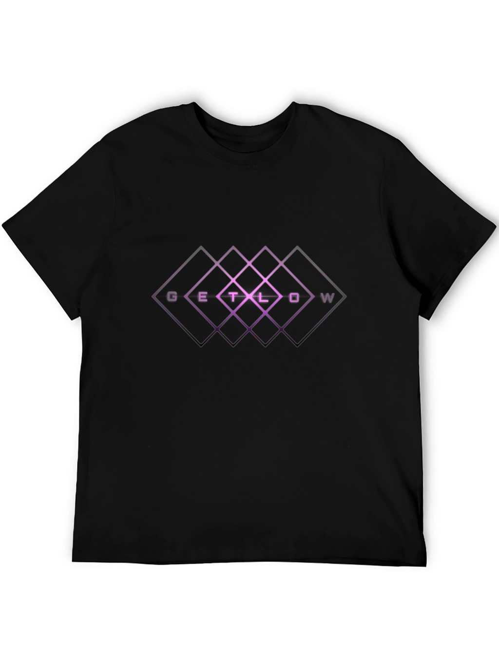 Get Low Graphic T-Shirt - Black Crew Neck
