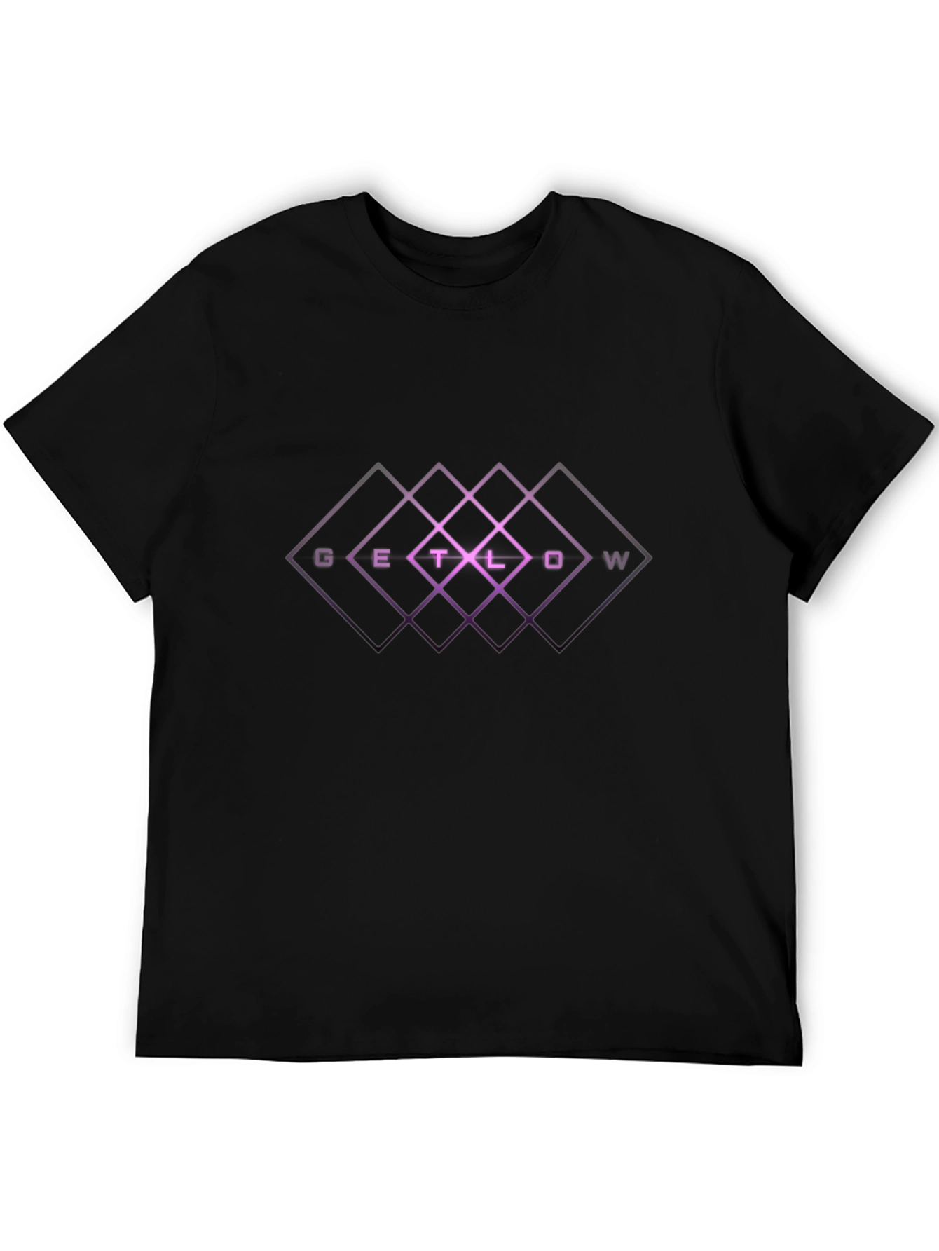 Get Low Graphic T-Shirt - Black Crew Neck