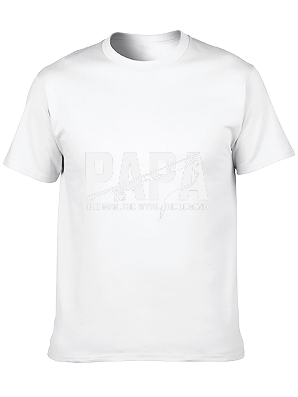 Papa The Man The Myth The Legend Fishing T-Shirt