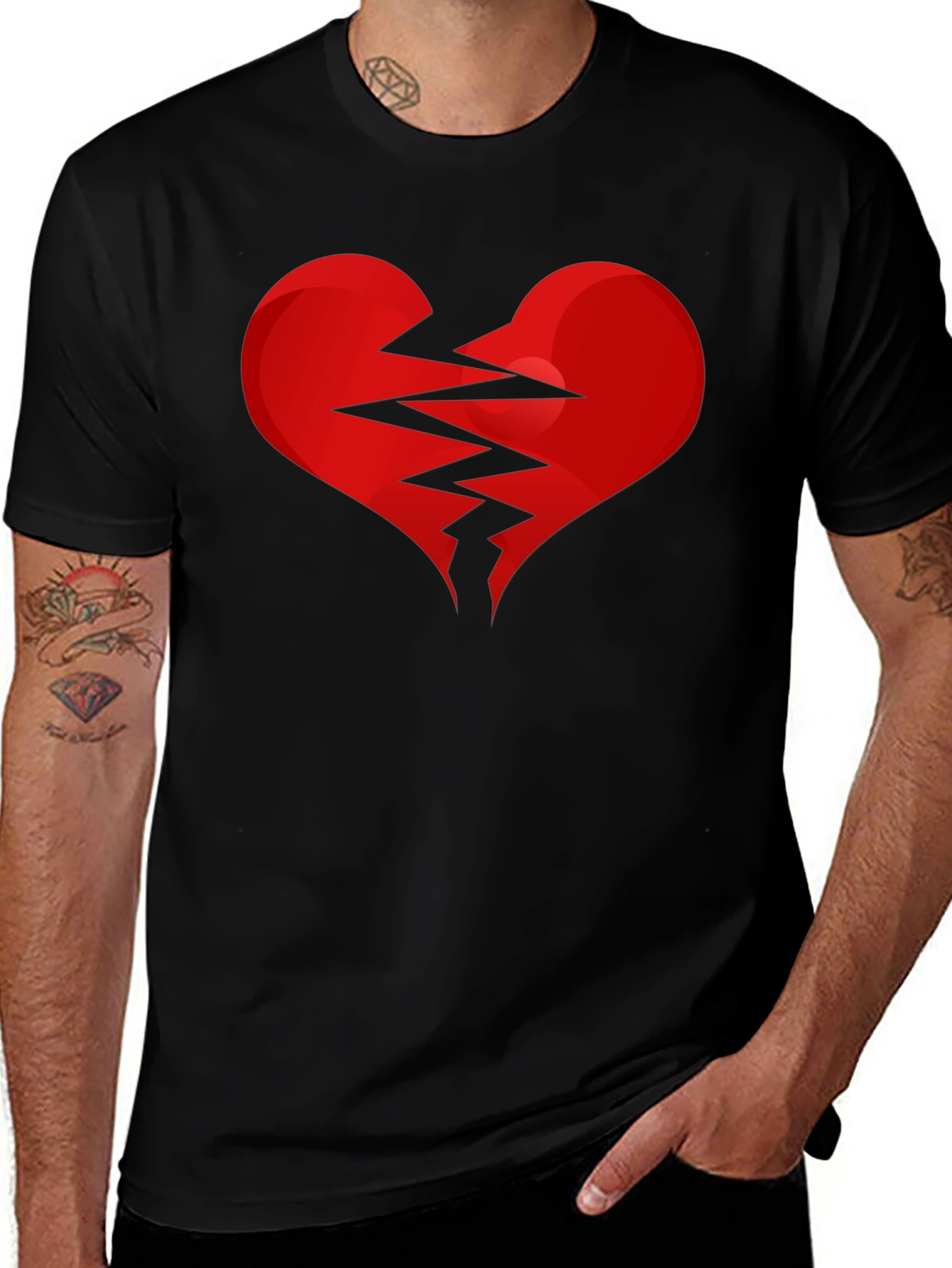 Broken Heart Graphic T-Shirt