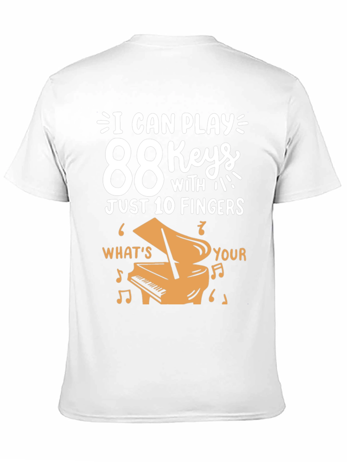88 Keys Piano Player T-Shirt - Music Lover Gift