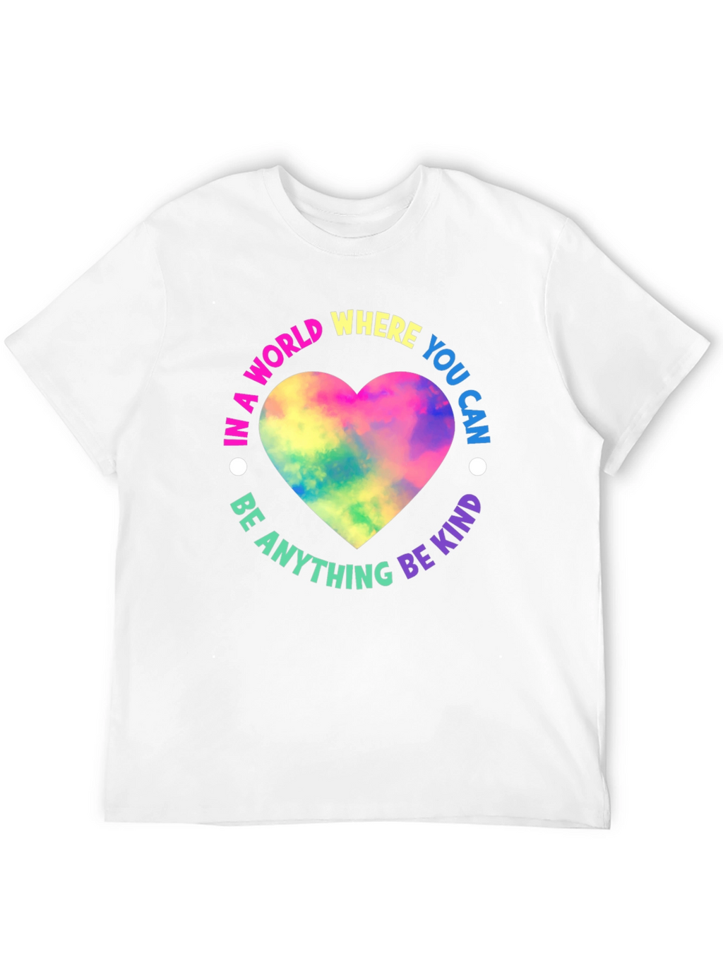 Kindness Heart Graphic Black T-Shirt