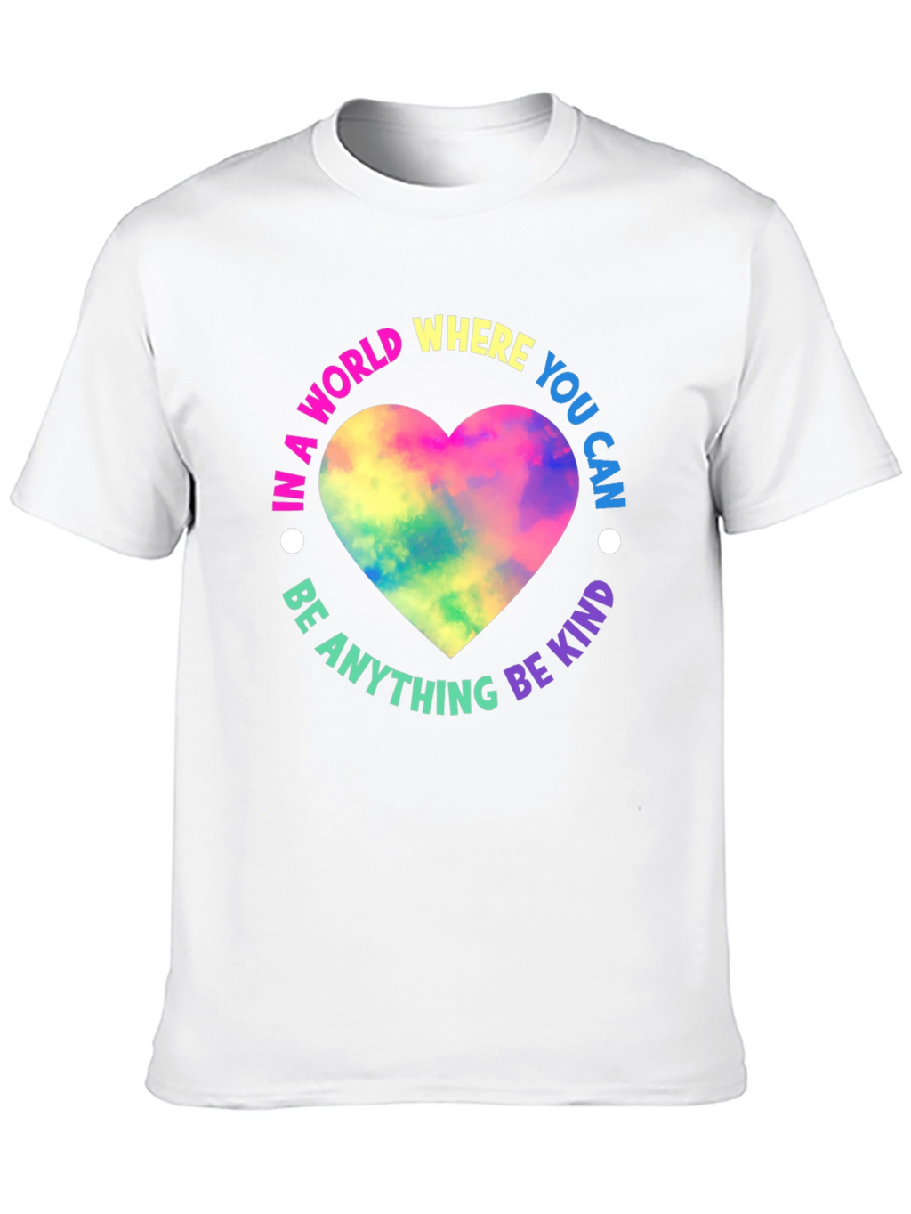 Kindness Heart Graphic Black T-Shirt