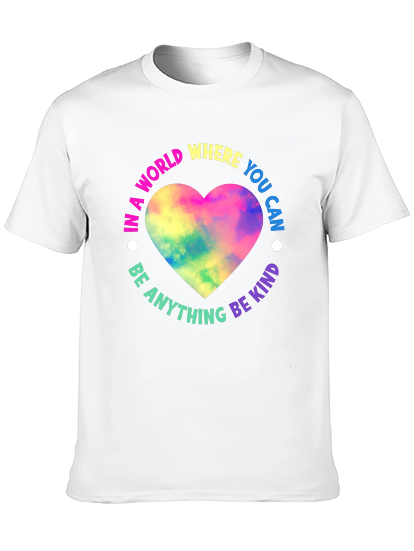 Kindness Heart Graphic Black T-Shirt