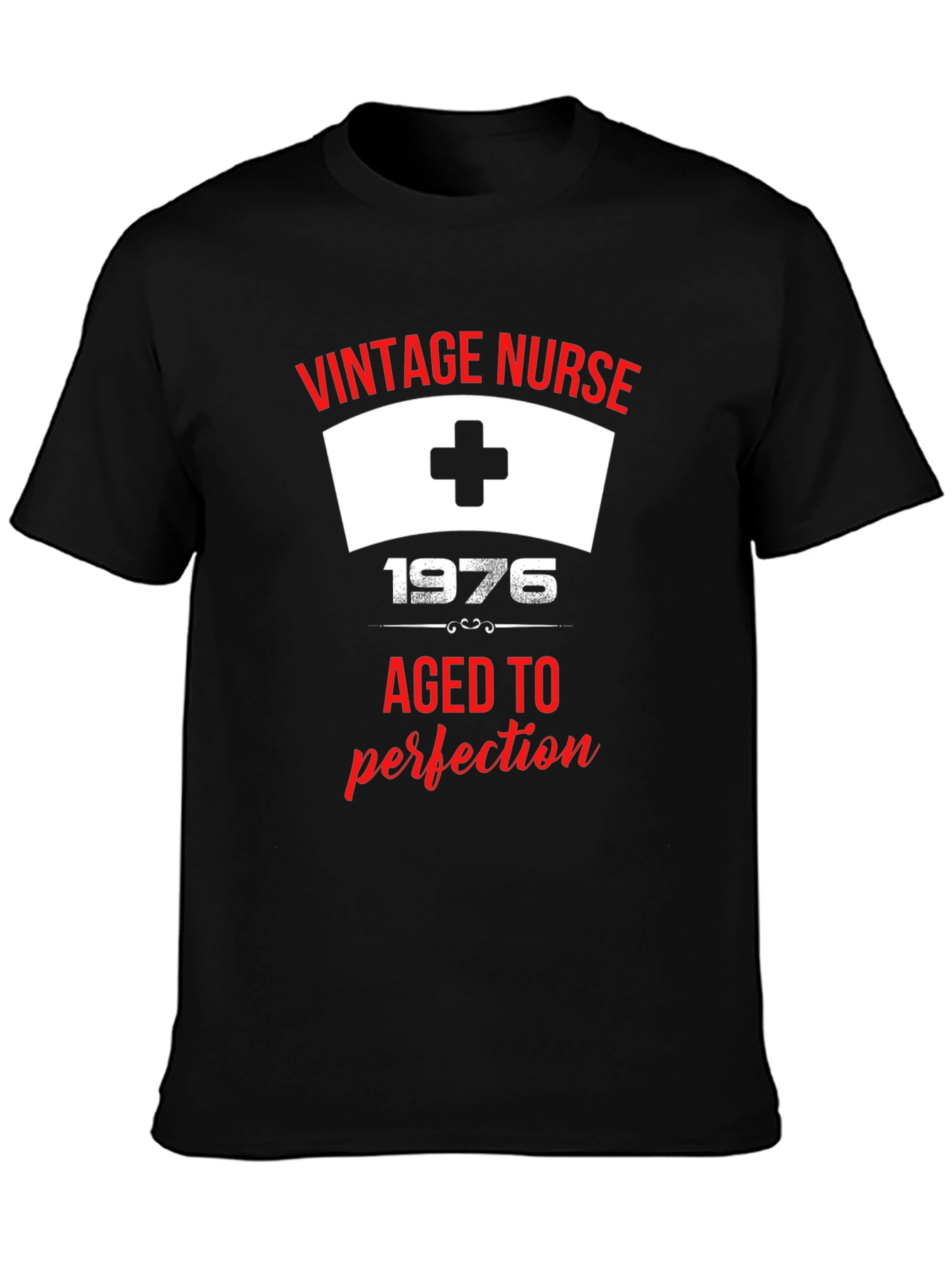 Vintage Nurse 1976 Aged To Perfection Graphic T-Shirt
