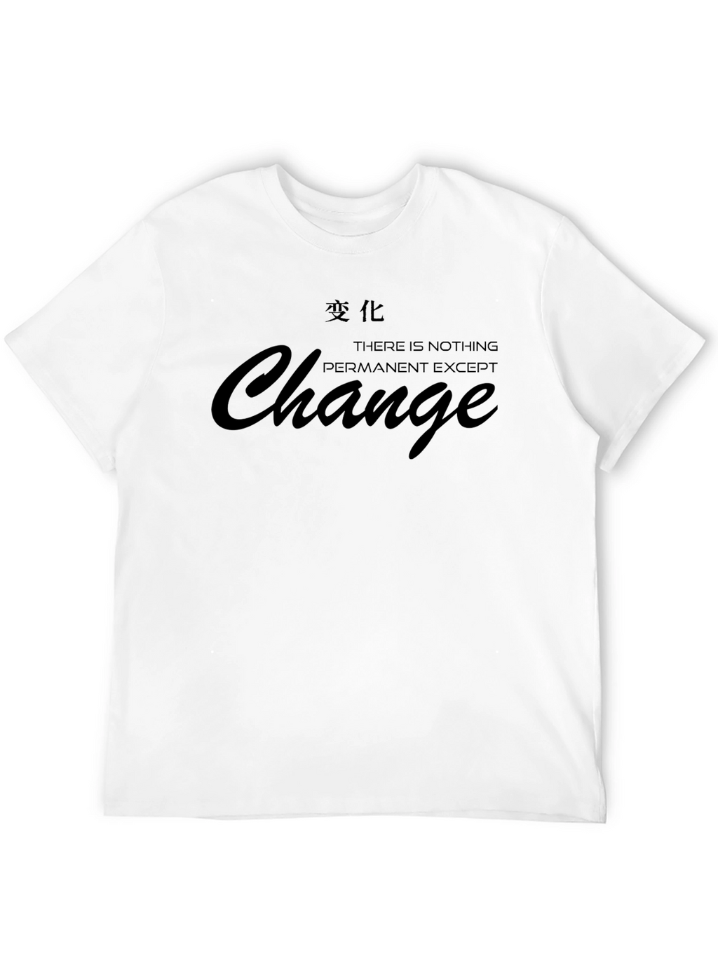 Change Graphic Tee - Mens Black T-Shirt