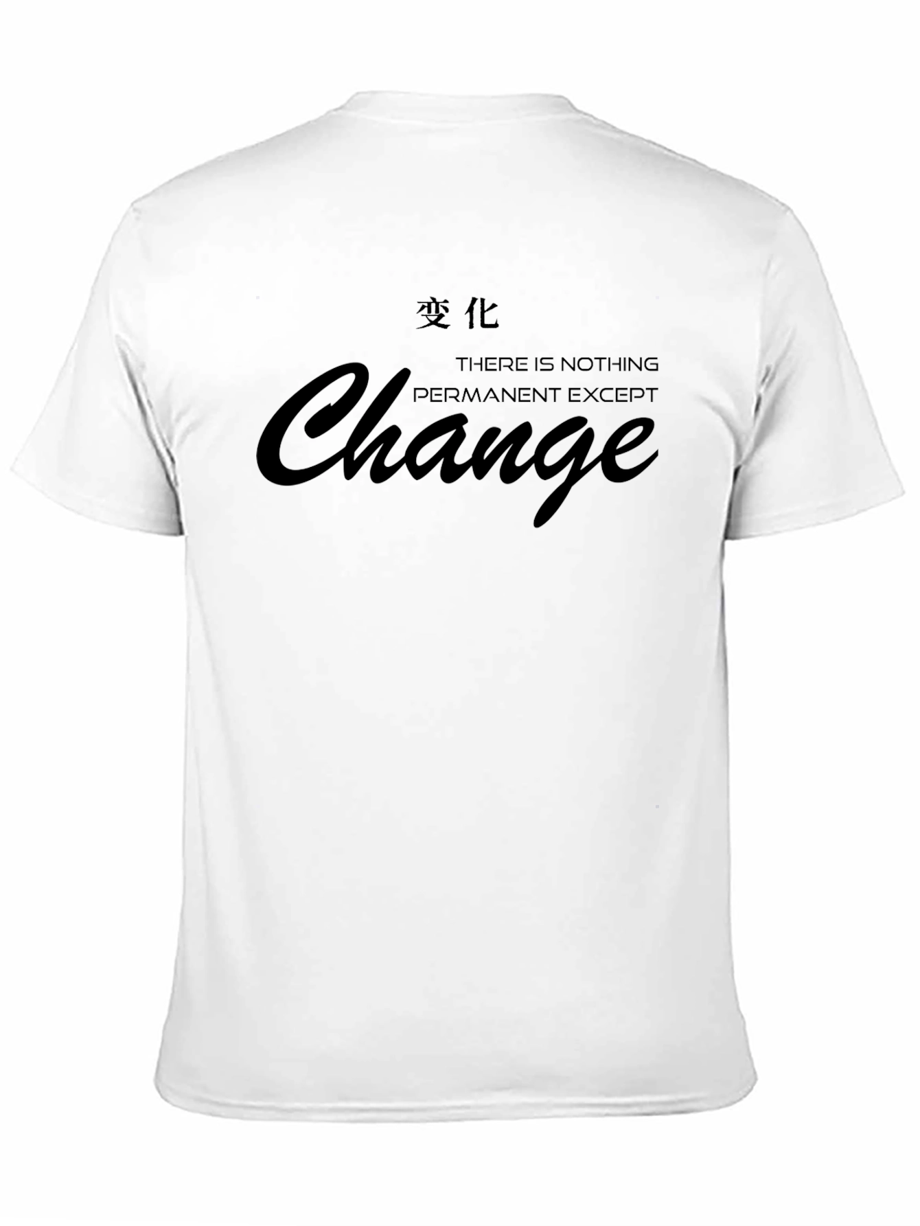 Change Graphic Tee - Mens Black T-Shirt