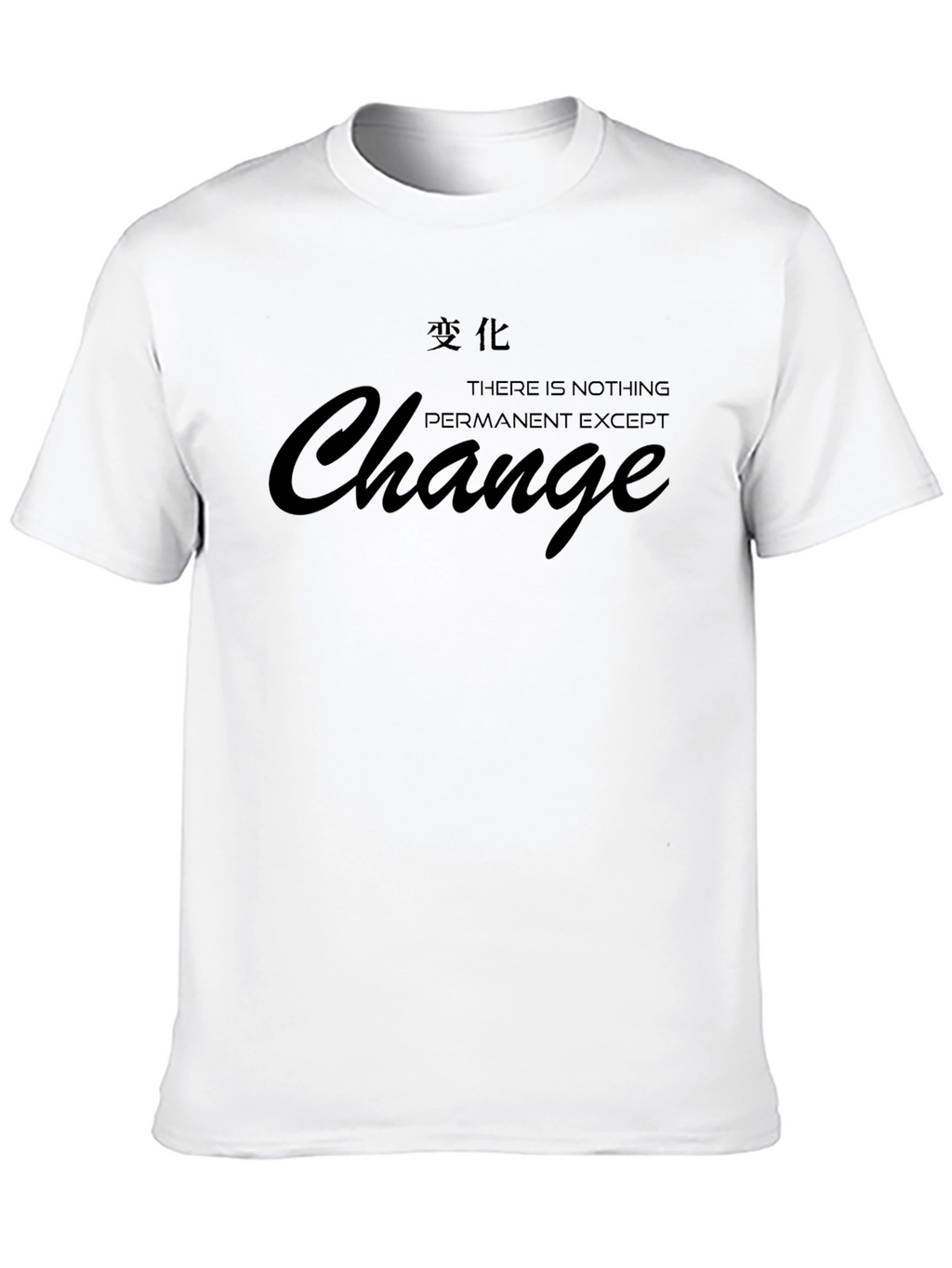 Change Graphic Tee - Mens Black T-Shirt