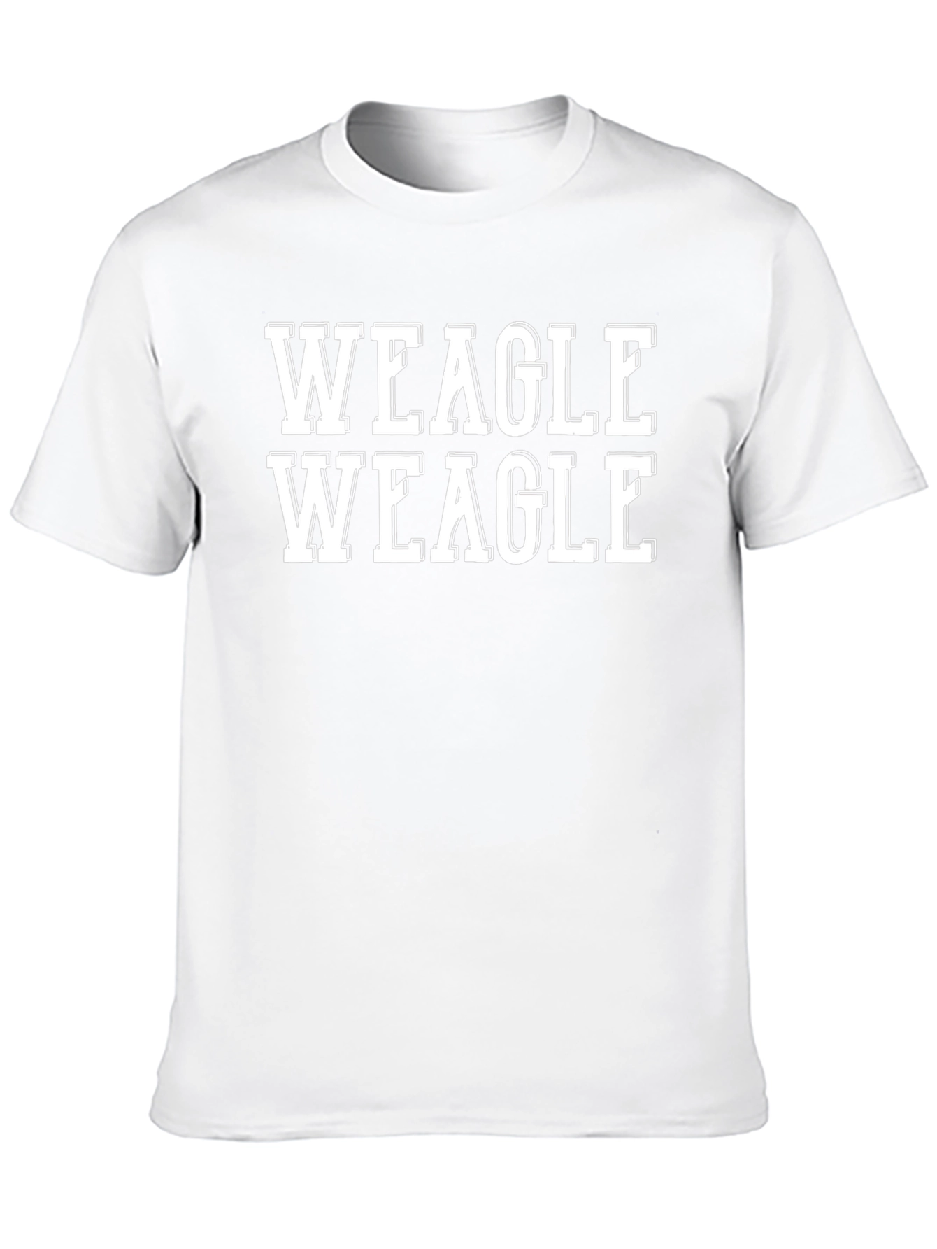 Weagle Weagle Black Cotton T-Shirt